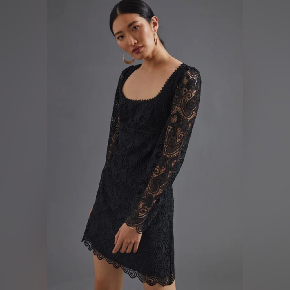 NWOT Maeve Embroidered Mini Dress, Size 2P